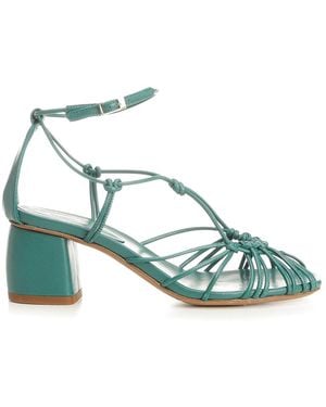 forte_forte Leather Sandals - Green