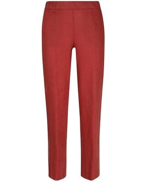Whyci Linen Pants - Red