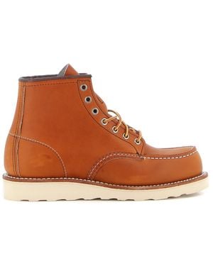 Red Wing 6-Inch Moc Toe Leather Boot - Brown