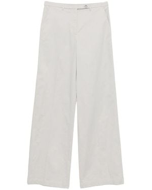 Emporio Armani Cotton Pants - White