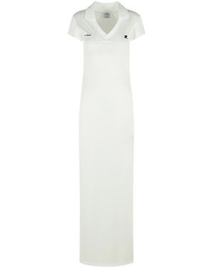 Courreges Polyester Dress - White