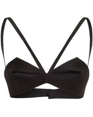 Versace Sleeveless Tops - Black