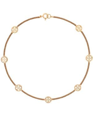 Tory Burch Miller Pav Necklace - Metallic