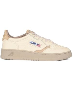 Autry Medalist Low Trainers - Natural