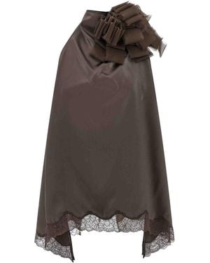 Magda Butrym Sleeveless Tops - Brown