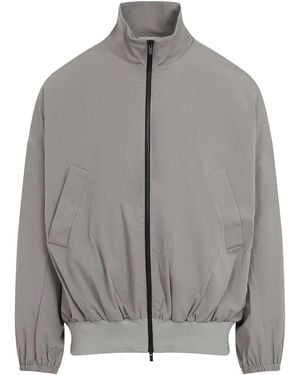 Fear Of God High Neck Vented Track Jacket - Grey