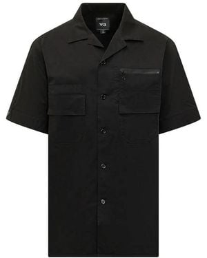 Y-3 Multi-Pocket Short-Sleeved Shirt - Black