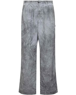 C.P. Company Cp Company Flatt Nylon Loose Cargo Trousers - Grey