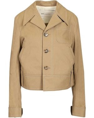 Ami Paris Cotton Jacket - Natural