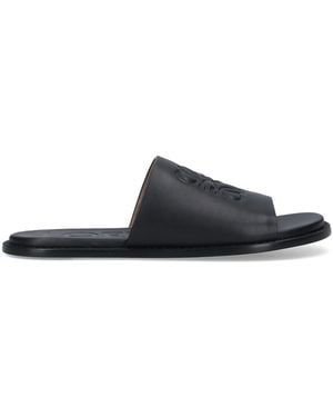 Loewe Sandali Slide - Nero