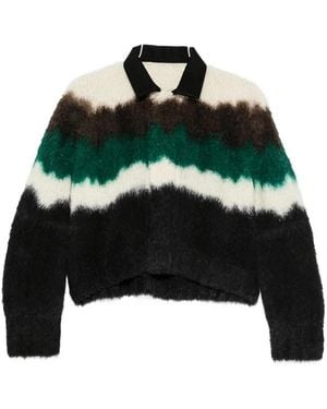 Sacai Chusen Dyed Knith - Black