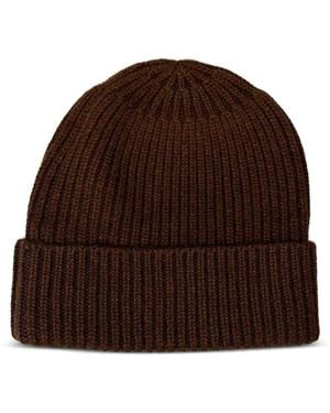 EMERSON RENALDI Cashmere Beanie - Brown