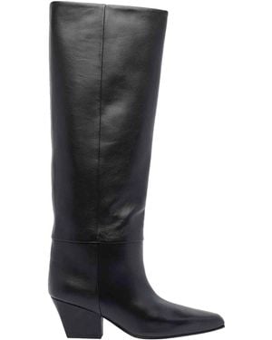 Paris Texas Jane Pump Boots - Black