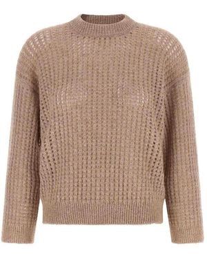 Peserico Micro Sequin Jumper - Brown