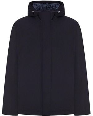 Herno Technical Fabric Blouson - Blue
