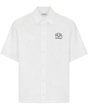 Off-White c/o Virgil Abloh Offline Half Arrow Bowling Shirt - White