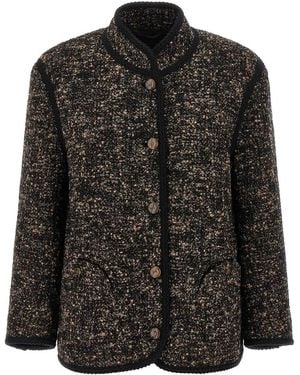 Blazé Milano Katara Curly Blazer - Black