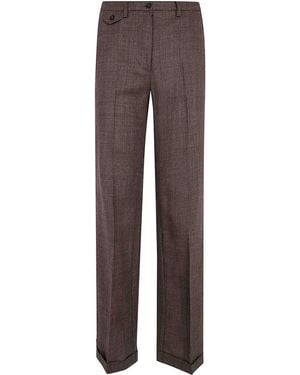 Seventy Wool Classic Trousers - Brown