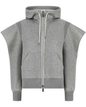 Sacai 'Sponge' Hoodie - Grey