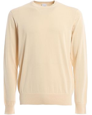 Aspesi Cotton Crew Neck Jumper - Natural