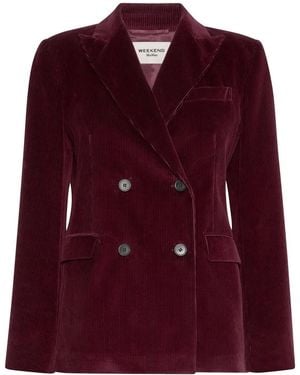 Weekend by Maxmara Katanga Bordeaux Jacket - Purple