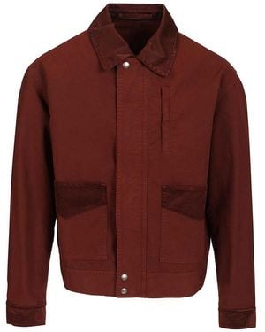 Dries Van Noten Cotton Blend Blouson - Red