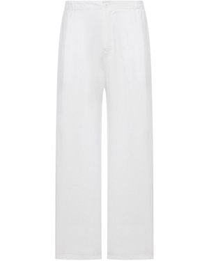 Transit Wide-Leg Linen Blend Pants - White