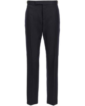 Thom Browne Low Rise Pants - Blue
