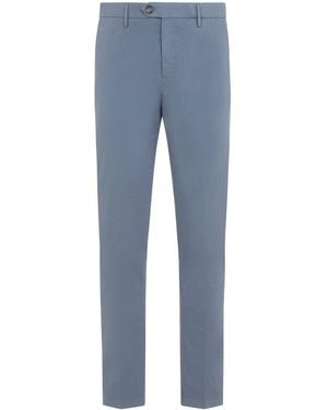 Canali Classic Chino Pants - Blue