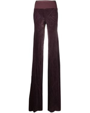 Rick Owens Wide Pants - Purple