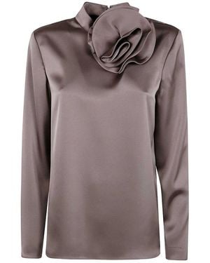 Emporio Armani High Neck Pullover - Brown