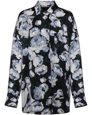 Stella McCartney Floral Print Satin Blouse - Multicolour