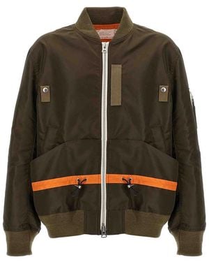 Sacai Twill Nylon Blouson - Gray