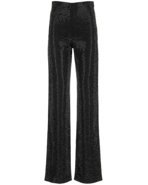 Roland Mouret Embellished Boot Cut Pants - Black