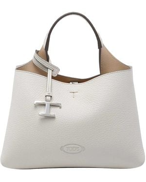 Tod's Micro Leather Bag - Grey