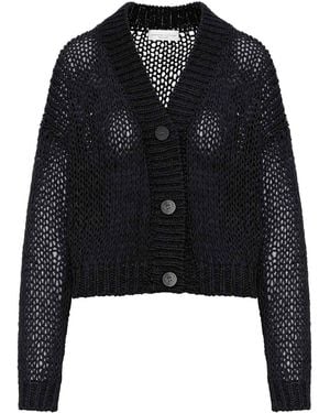 Roberto Collina Cropped Cardigan - Black