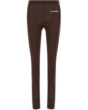 Jil Sander '029' Leggings - Brown