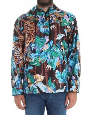 KENZO Tiger Hooded Jacket - Blue