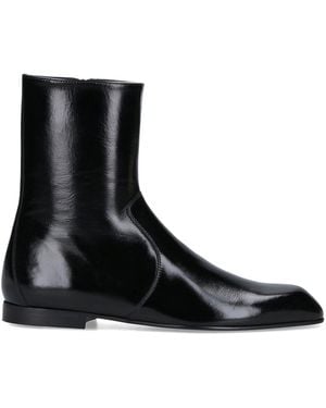 KHAITE Ankle Boot - Black