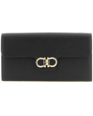 Ferragamo Wallet On Chain - Black