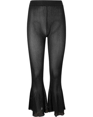 CFCL Hypha Lucent Tight Flare Pants - Black