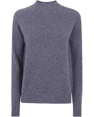 Drumohr Round Neck Sweater - Blue
