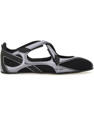 The Attico 'floor 01' Ballet Flats - Black