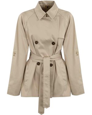 Fay Trench Coat - Natural