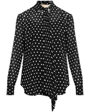 Michael Kors Polka Dot Shirt - Black