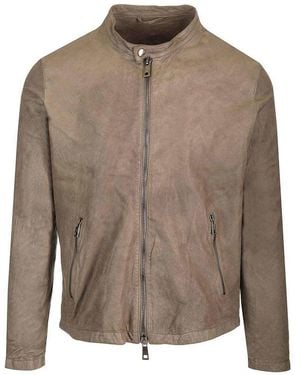 Giorgio Brato Biker Jacket - Brown