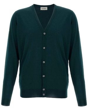 John Smedley Petworth Cardigan - Green