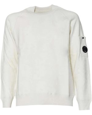 C.P. Company Knitwear Crew Neck - White