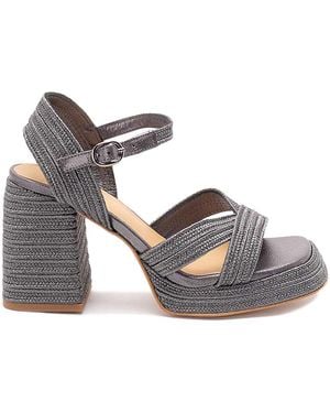 Castañer 'Valle/142' Espadrilles - Metallic