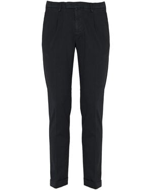 Briglia 1949 Bg07 Cotton Trousers - Black